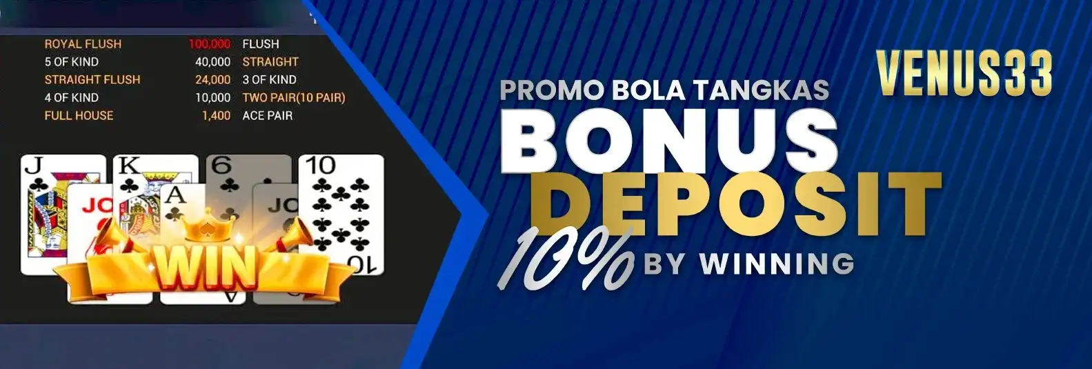 BONUS DEPOSIT 10% BOLATANGKAS BY WINNING